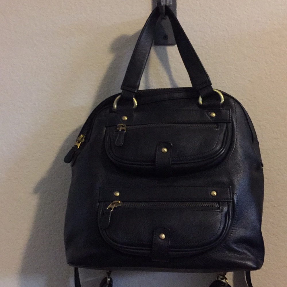 Genuine leather Handbag/backpack